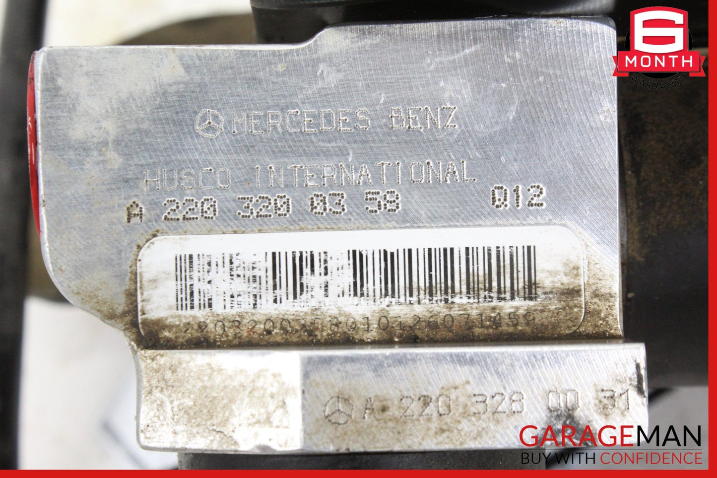 2000-2006 Mercedes W215 CL55 AMG Hydraulic ABC Suspension Valve Block Pump OEM