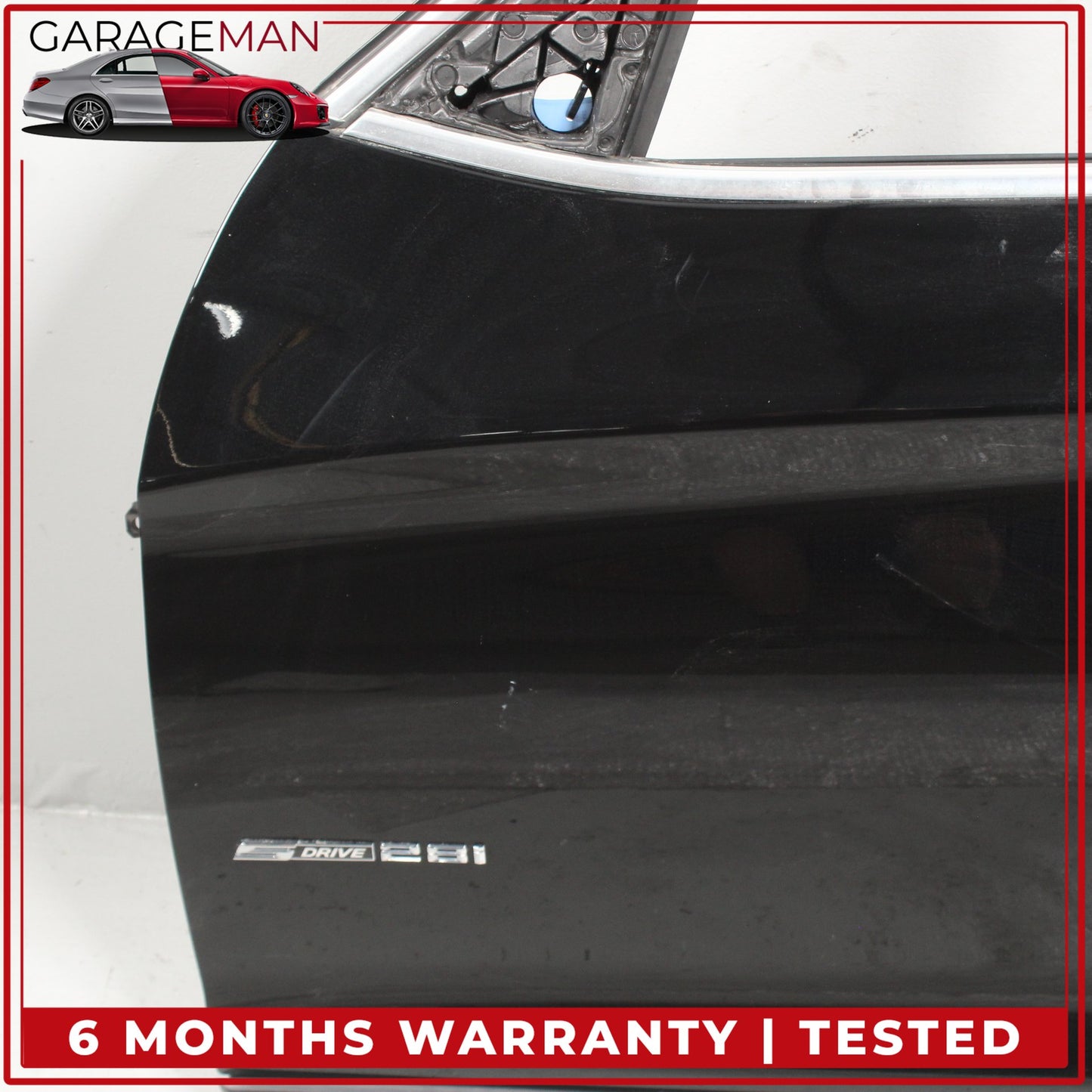 2011-2017 BMW X3 F25 SUV Front Left Side Door Shell w/ Door Handle Black OEM
