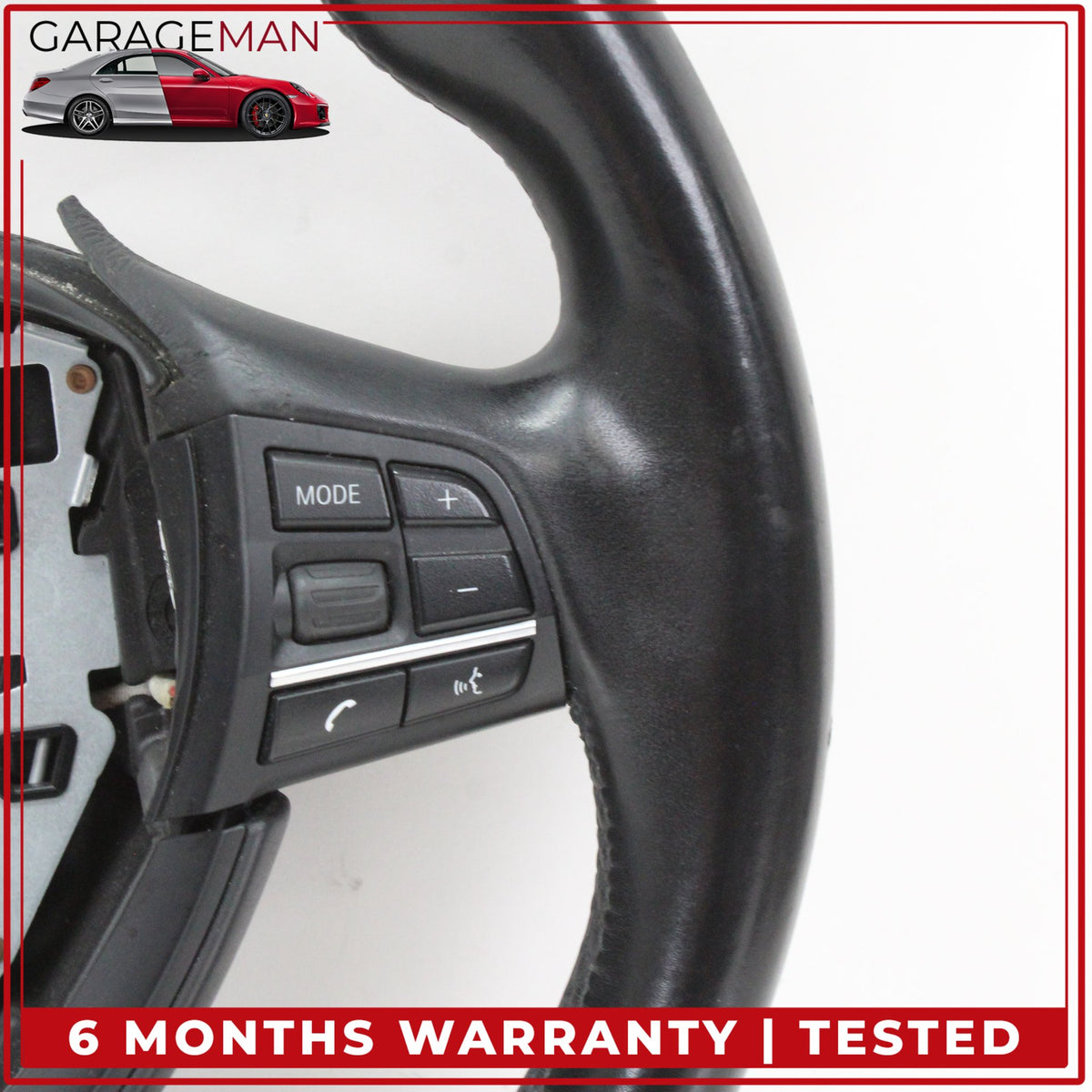 2010-2016 BMW 550i GT M-Sport Steering Wheel Black w/o Shifters 7842808 OEM