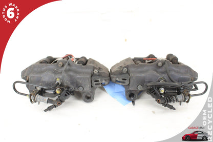 2007-2015 Audi Q7 SUV Rear Left and Right Side Brake Caliper Set Brembo OEM