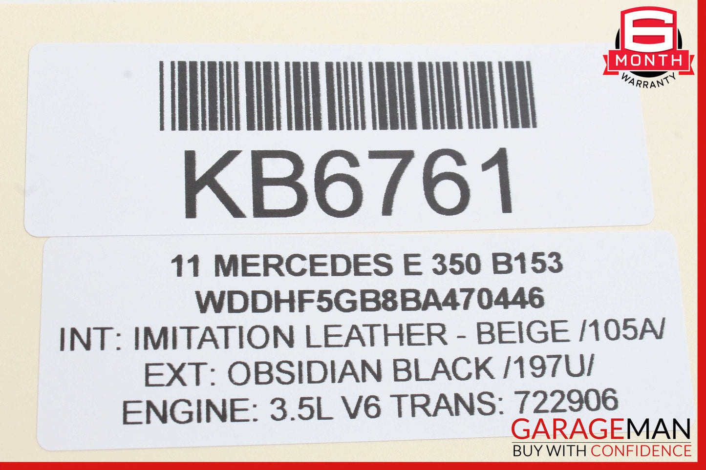 10-13 Mercedes W212 E350 CLS550 Parking Rear View Backup Back Up Camera OEM