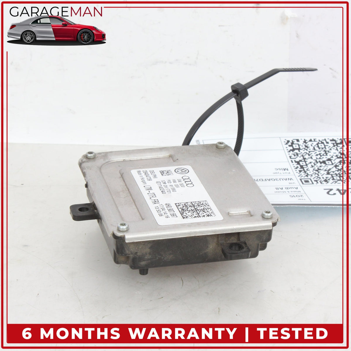 2015-2018 Audi A8 LED DRL Head Light Lamp Ballast Control Module 4H0907697 OEM