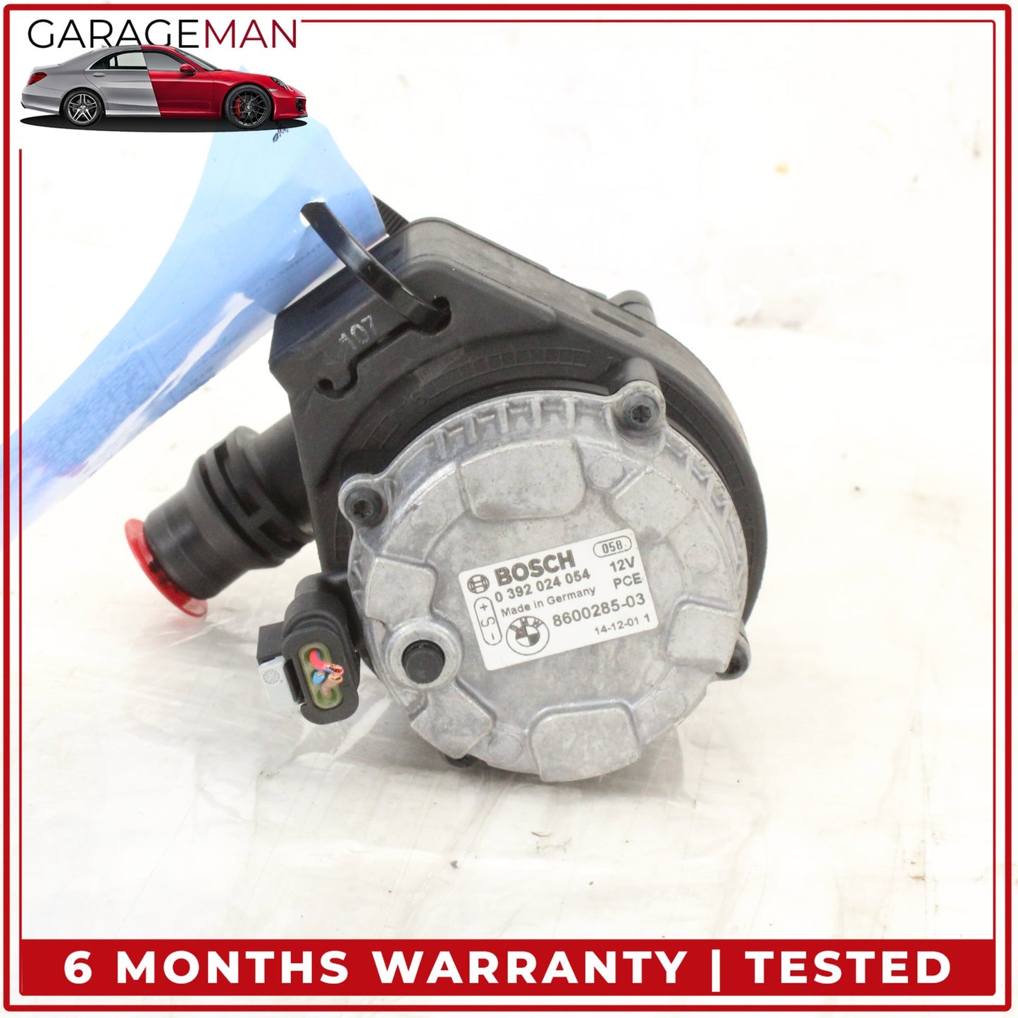 2014-2021 BMW i3 I01 Engine Auxiliary AUX Water Pump Bosch 8600285 OEM