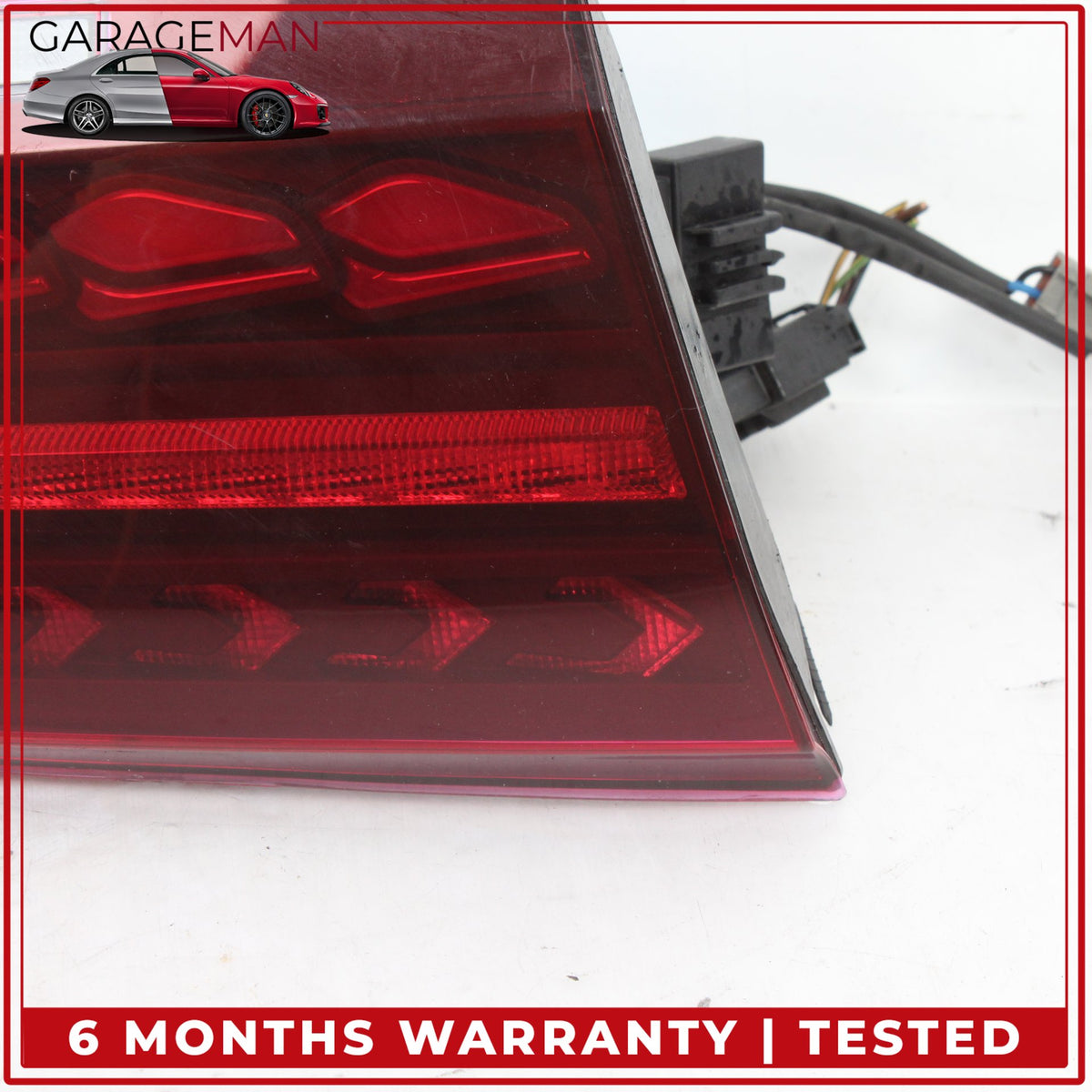 2012-2015 BMW 328i F30 Rear Left Driver Side Inner Tail Light Lamp 7259915 OEM