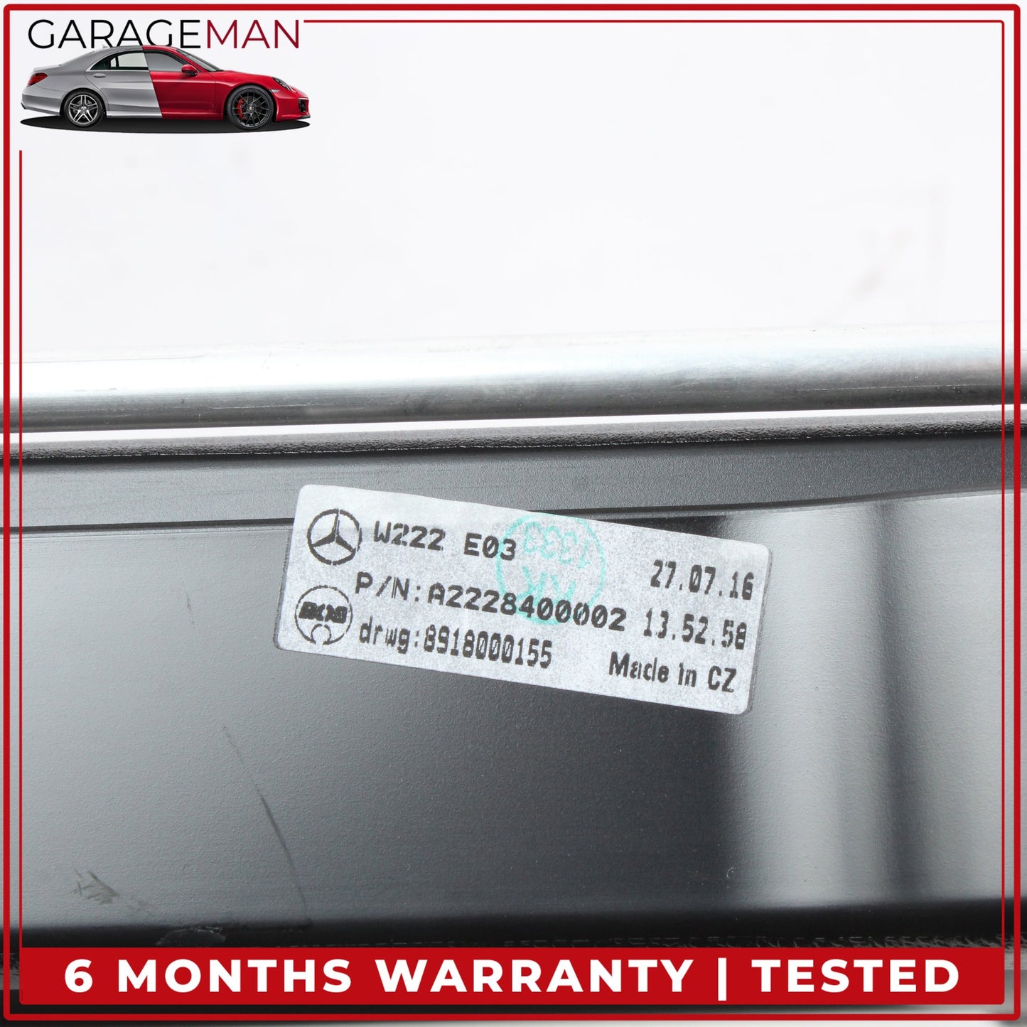 2014-2020 Mercedes W222 S550e Sedan Trunk Cargo Storage Compartment Tray OEM