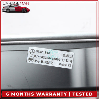 2014-2020 Mercedes W222 S550e Sedan Trunk Cargo Storage Compartment Tray OEM