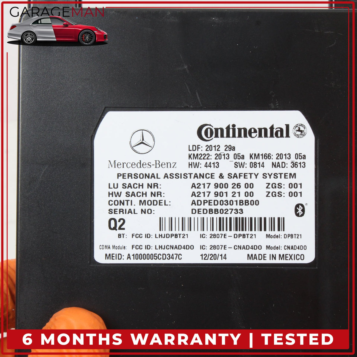 2014-2017 Mercedes W242 B Electric Drive Voice Communication Control Module OEM