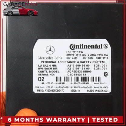 2014-2017 Mercedes W242 B Electric Drive Voice Communication Control Module OEM