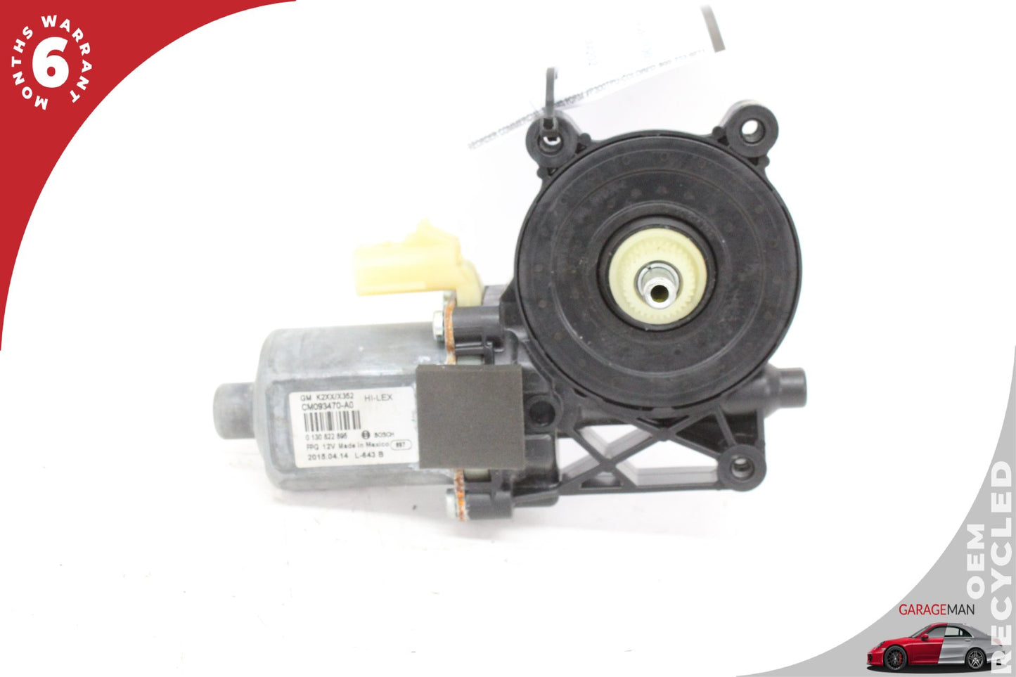 2014-2019 Chevrolet Silverado 1500 Front Right Side Window Regulator Motor OEM