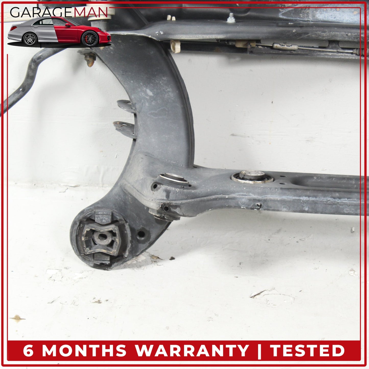 2008-2015 Mercedes W204 C250 Rear Subframe Crossmember w/ Anti Roll Sway Bar OEM