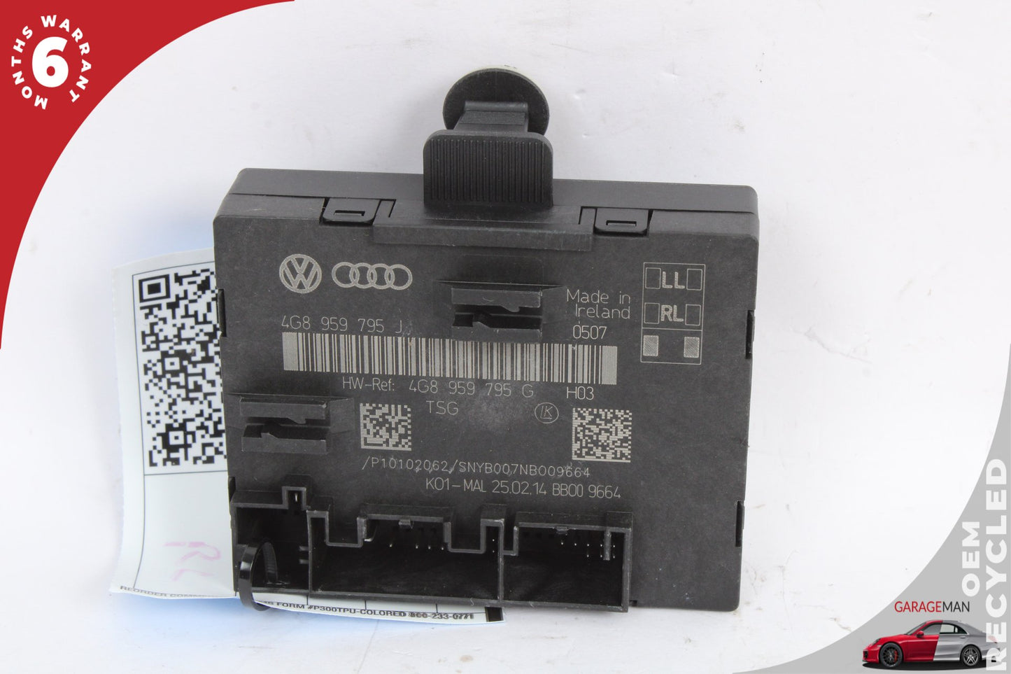 2012-2018 Audi A6 A7 Rear Left or Right Door Control Module 4G8959795J OEM
