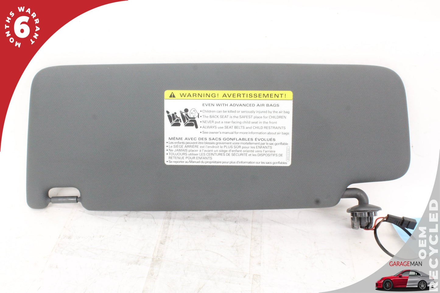 2017-2024 Audi A3 A4 S5 RS5 Front Right Side Sun Visor Sunvisor 8W0857552 OEM