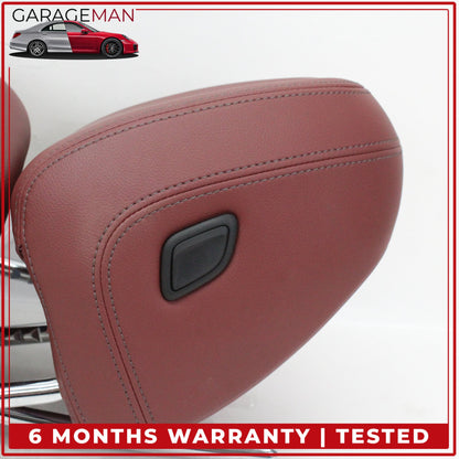 2019-2025 BMW 330i Front Left and Right Side Seat Head Rest Red 52107478116 OEM