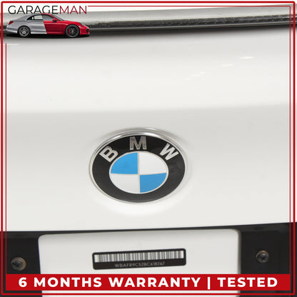 2011-2016 BMW 550i Rear Deck Trunk Lid Panel Alpine White 7240552 OEM