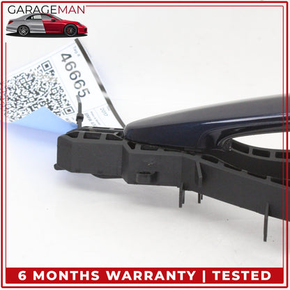 2014-2020 BMW 430i F36 Front Left Driver Side Exterior Door Handle Blue OEM