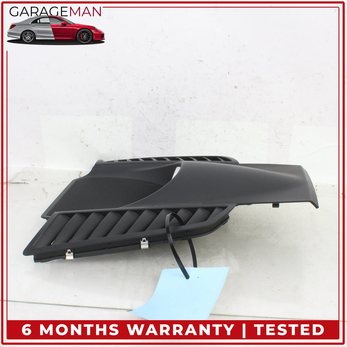 2011-2018 Porsche Cayenne 958 Front Center Dashboard Speaker Trim w/ Clock OEM