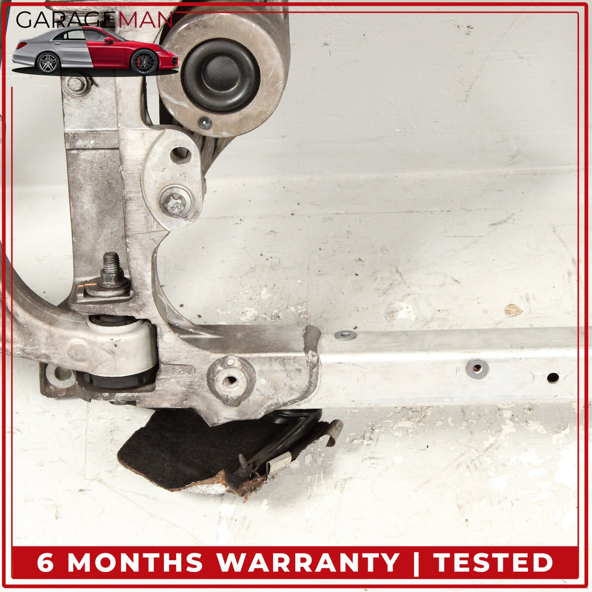 2014-2021 Maserati Ghibli Front Subframe Crossmember w/ Control Arm Sway Bar OEM