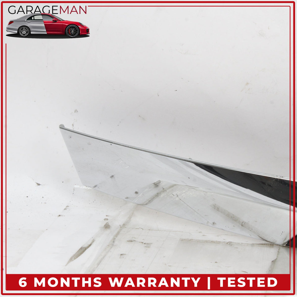 2012-2015 Jaguar XF X250 Rear Trunk Lid Molding Panel Trim Chrome w/ Camera OEM