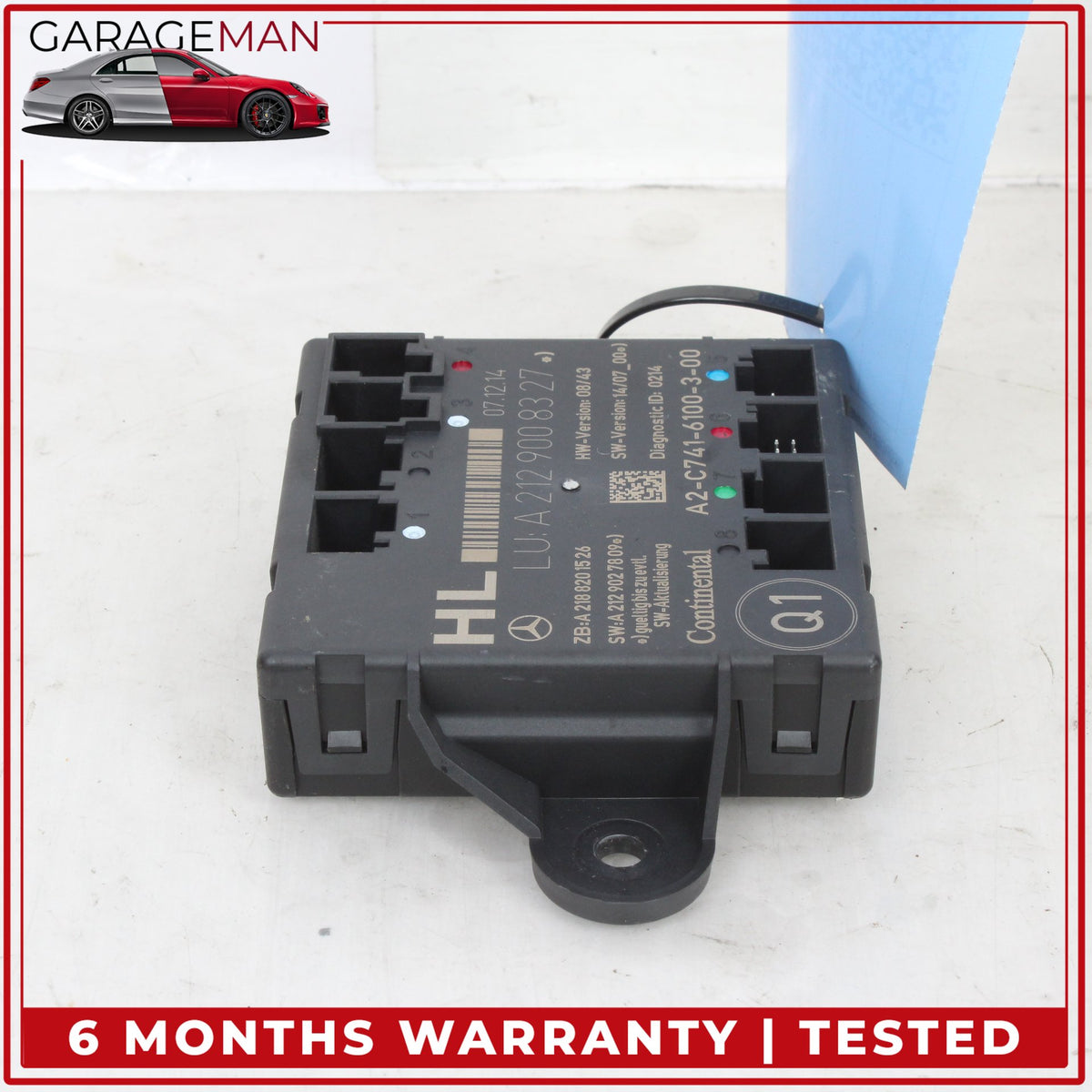 2008-2018 Mercedes W212 E400 Rear Left Side Door Control Module 2129008327 OEM