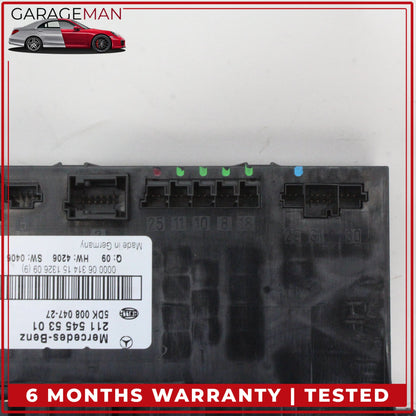 2003-2011 Mercedes W211 E350 CLS550 Rear Fuse Relay Box Module 2115455301 OEM