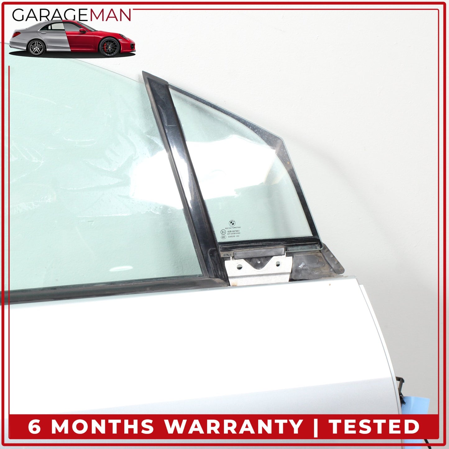 2014-2021 BMW i3 Front Right Side Door Shell w/ Window Glass & Door Handle OEM