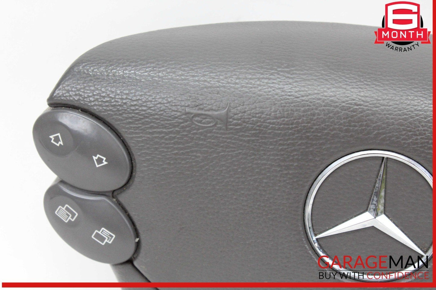 03-12 Mercedes W211 E320 CDI Front Left Steering Wheel Airbag Air Bag Gray OEM