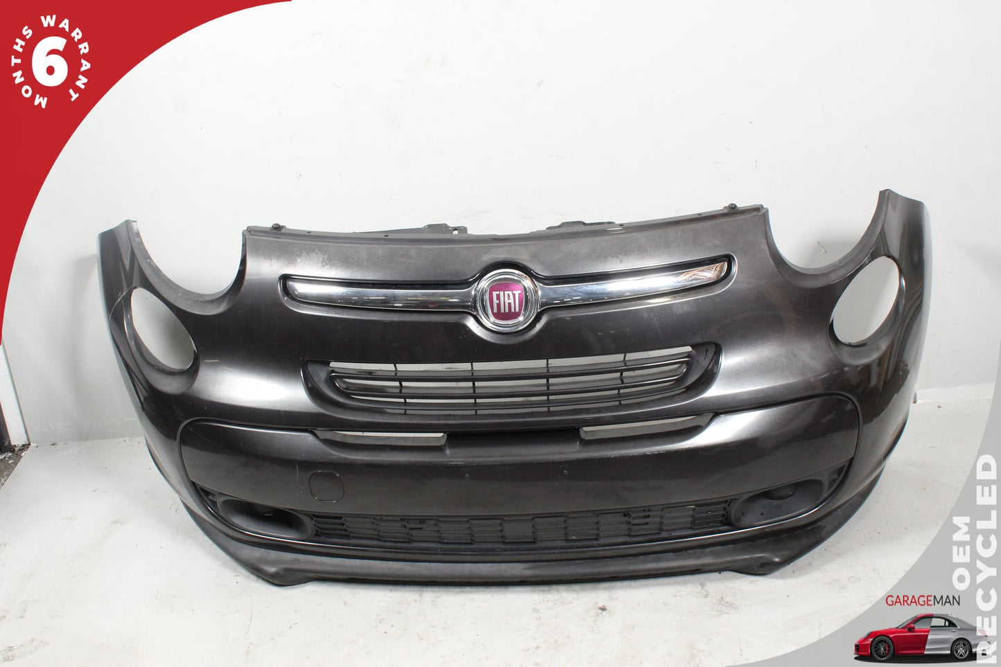 2017 Fiat 500L Hatchback Front Bumper Cover Assembly 735550755 Grey