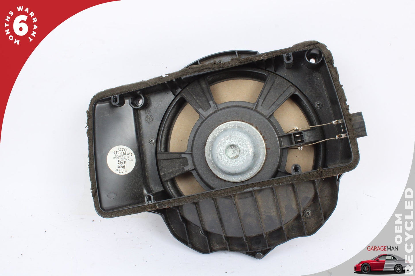 2009-2016 Audi A4 Rear Audio Subwoofer Speaker 8T0035412