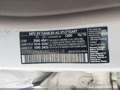 Parting Out- 2011 Mercedes-Benz C300 w204- 228