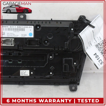 2011-2018 BMW X3 X4 F25 F26 Radio Audio Climat Control Switch Panel 6821430 OEM