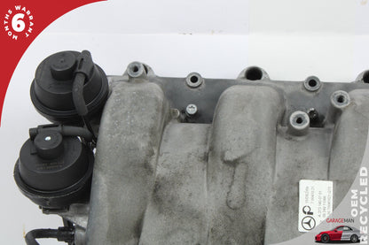 2007-2012 Mercedes W221 S550 Engine Intake Manifold w/ Mass Air Flow Sensor OEM