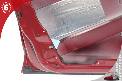 2012-2018 Mercedes W218 CLS550 Front Left Driver Side Door Shell Red OEM