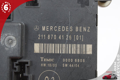 2003-2009 Mercedes W211 E350 Rear Right Side Door Control Module 2118704126 OEM