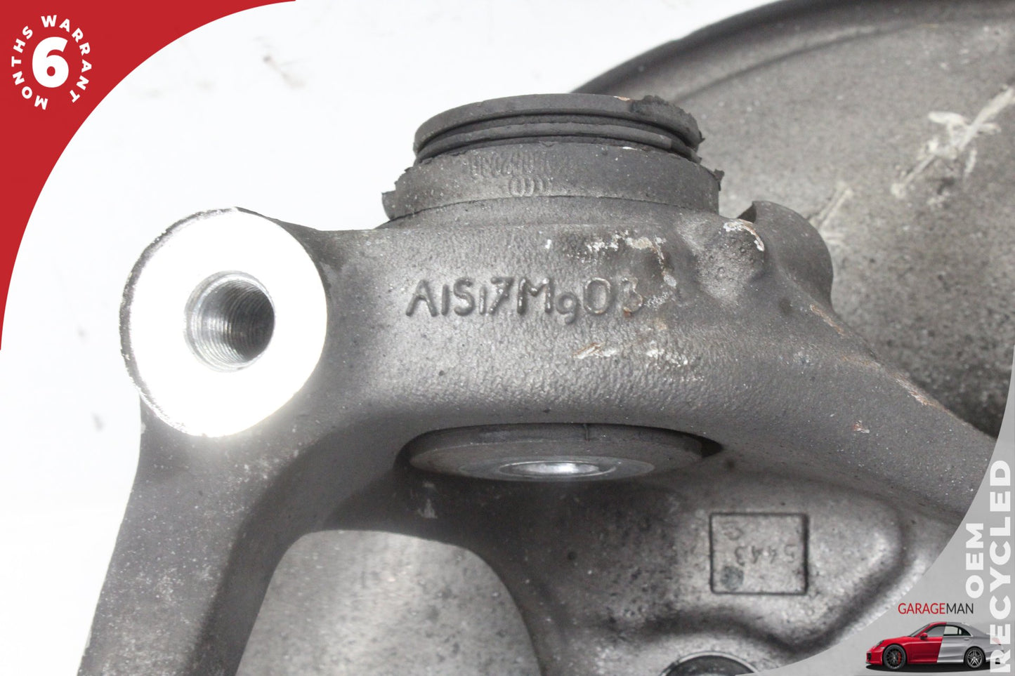 08-19 Audi A6 C7 AWD 3 Rear Left Spindle Knuckle Wheel Hub 8K0505431AR Genuine