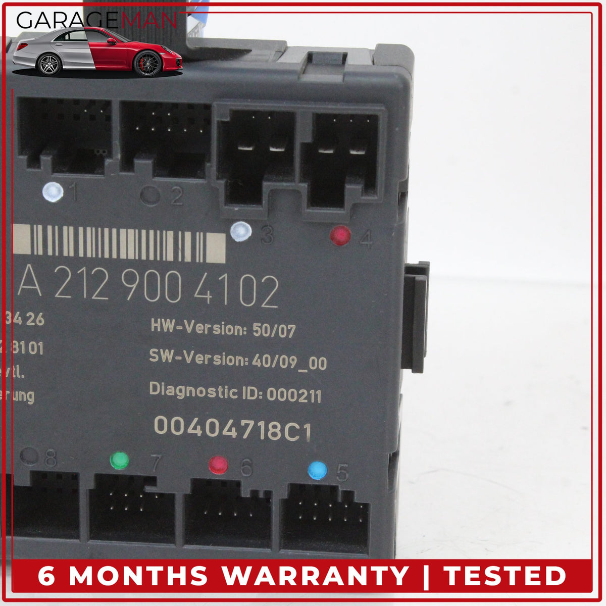 2008-2014 Mercedes W204 C300 Front Right Side Door Control Module 2129004102 OEM