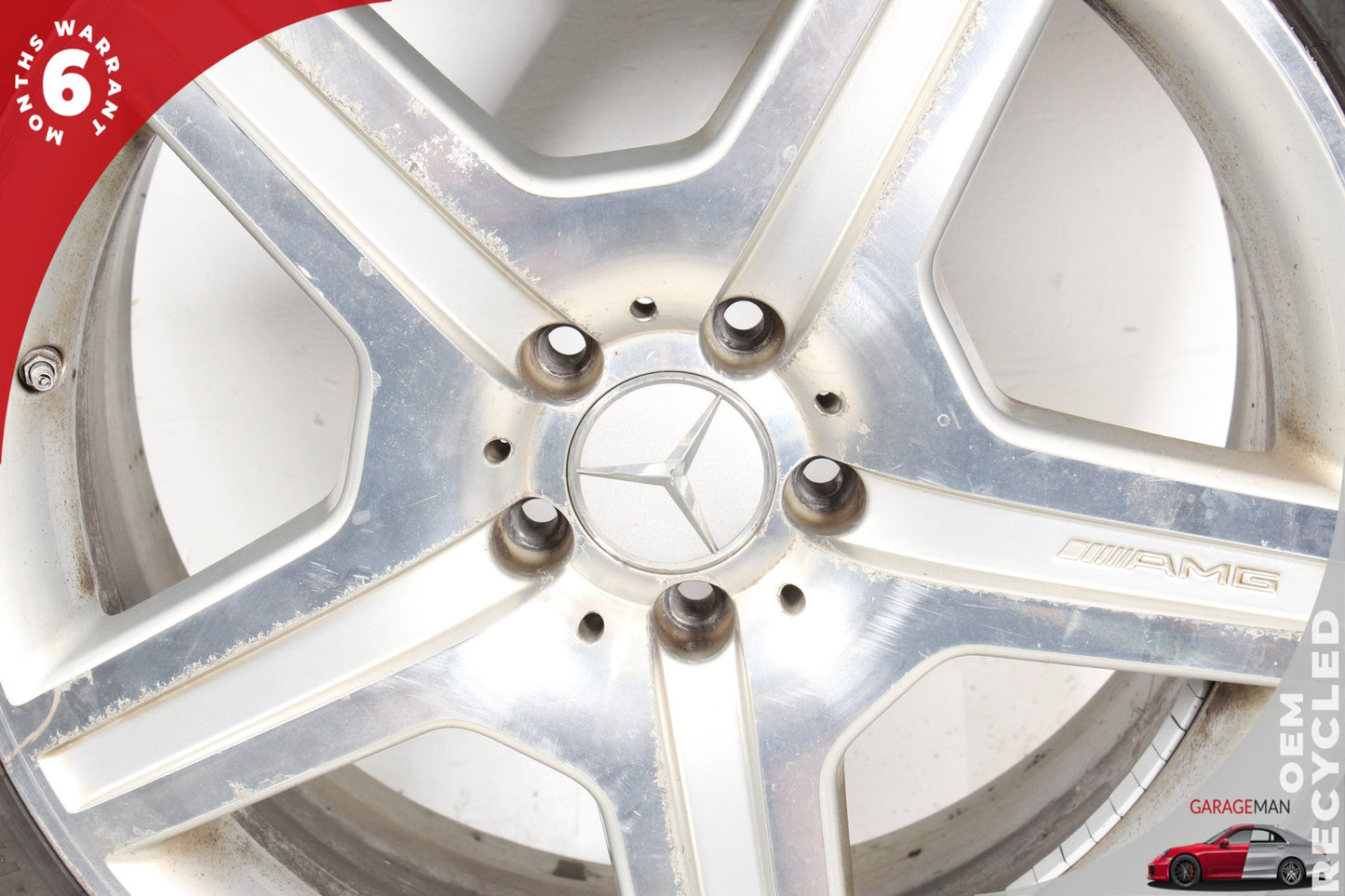2007-2011 Mercedes W221 S550 S600 Front Wheel Rim w/ Tire 8.5JX19H2 ET43 OEM