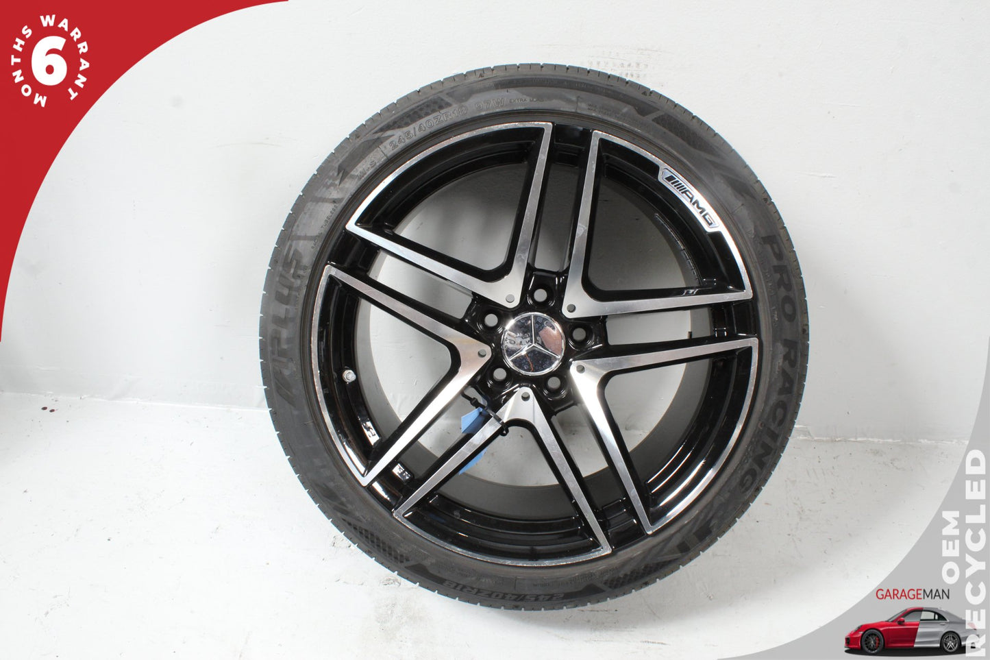 2015-2021 Mercedes-Benz C300 W205 Wheel Rim 18x9.5J w/ Tire A2124010300