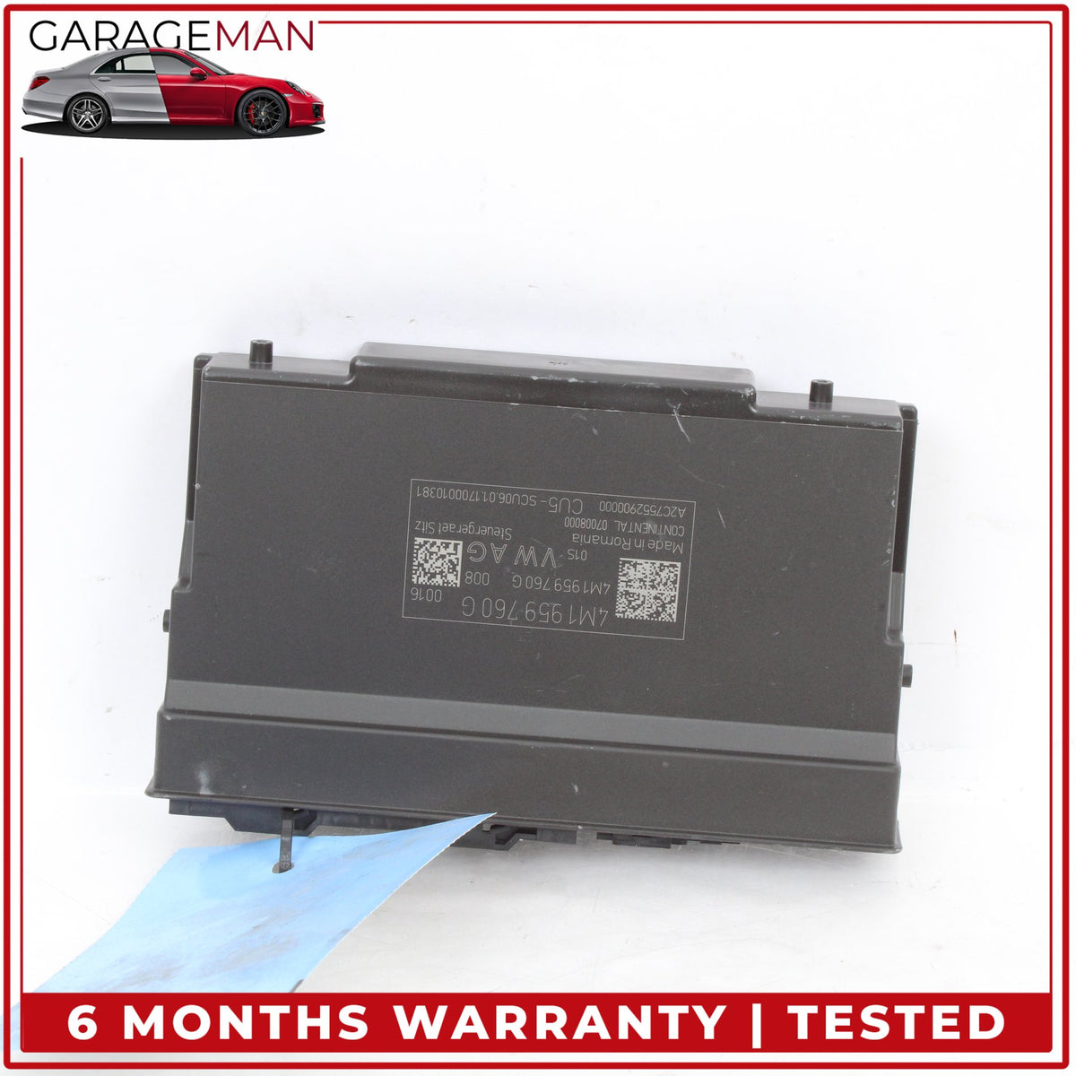 2017-2024 Audi Q7 SUV Rear 3rd Third Row Seat Control Module Unit 4M1959760G OEM