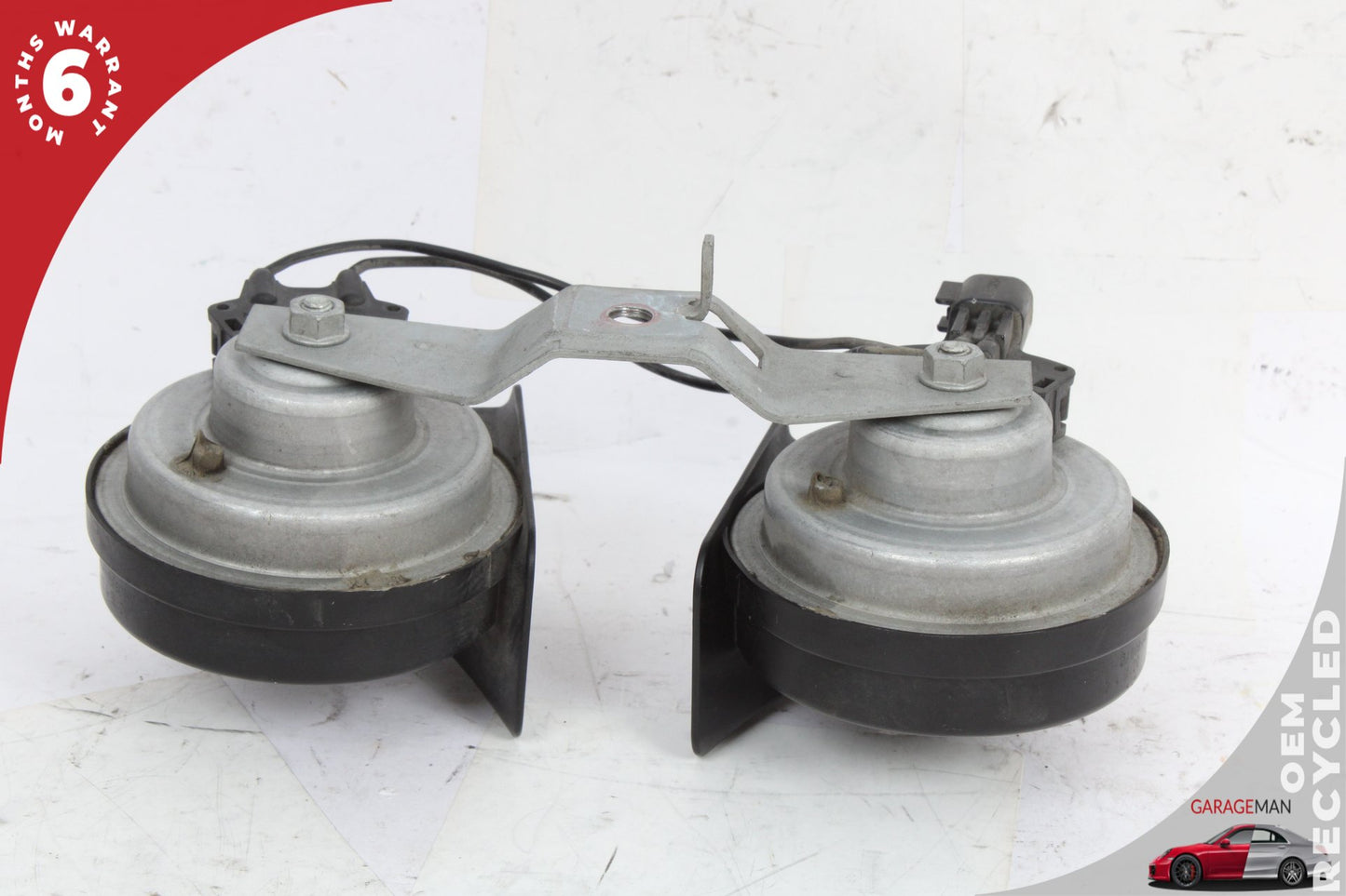 2002-2005 Ford Thunderbird Signal Siren Horn High Low Tone Set 0055306 OEM