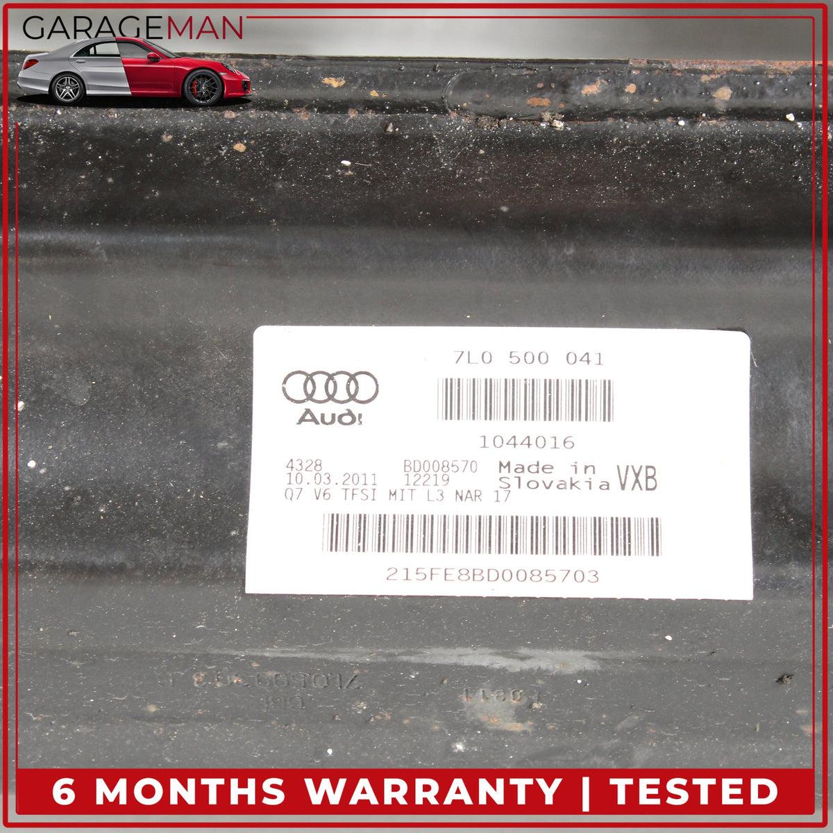 2007-2015 Audi Q7 SUV Rear Sub Frame Subframe Crossmember 7L0500041 OEM