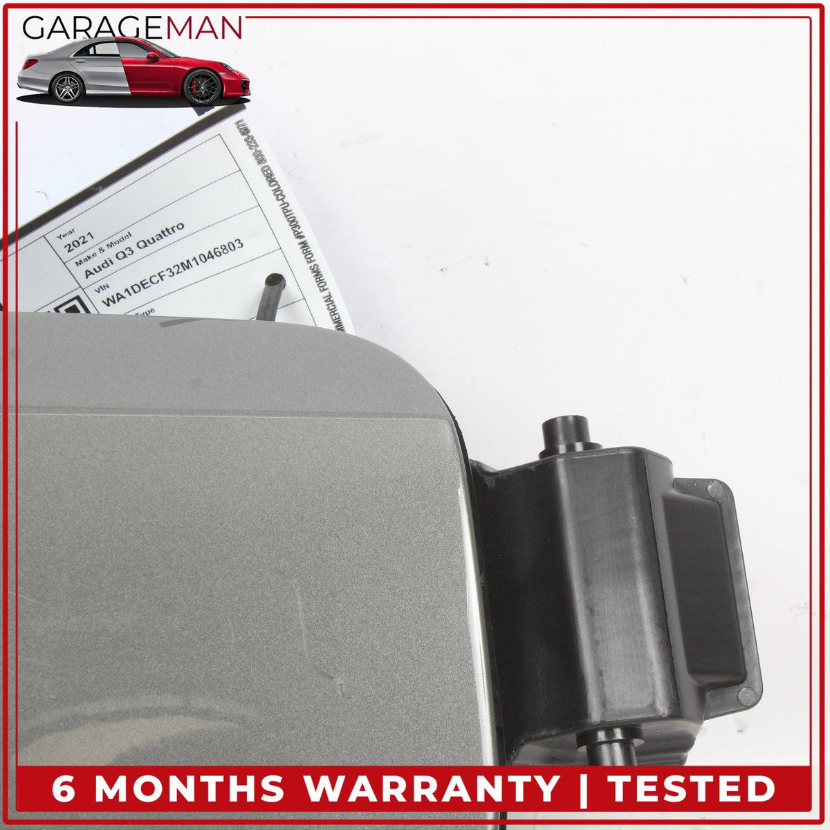2019-2025 Audi Q3 Fuel Door Lid Gas Tank Cover Gray Metallic 83A809906 OEM