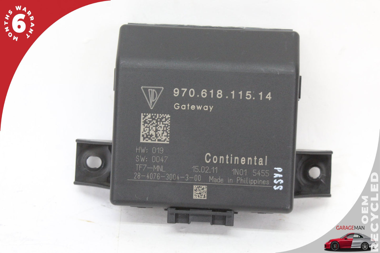 2010-2016 Porsche Panamera 970 Central Gateway Control Module Unit 97061811514