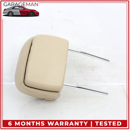 2012-2018 Audi A6 A7 Front Left and Front Right Side Seat Headrest Beige OEM