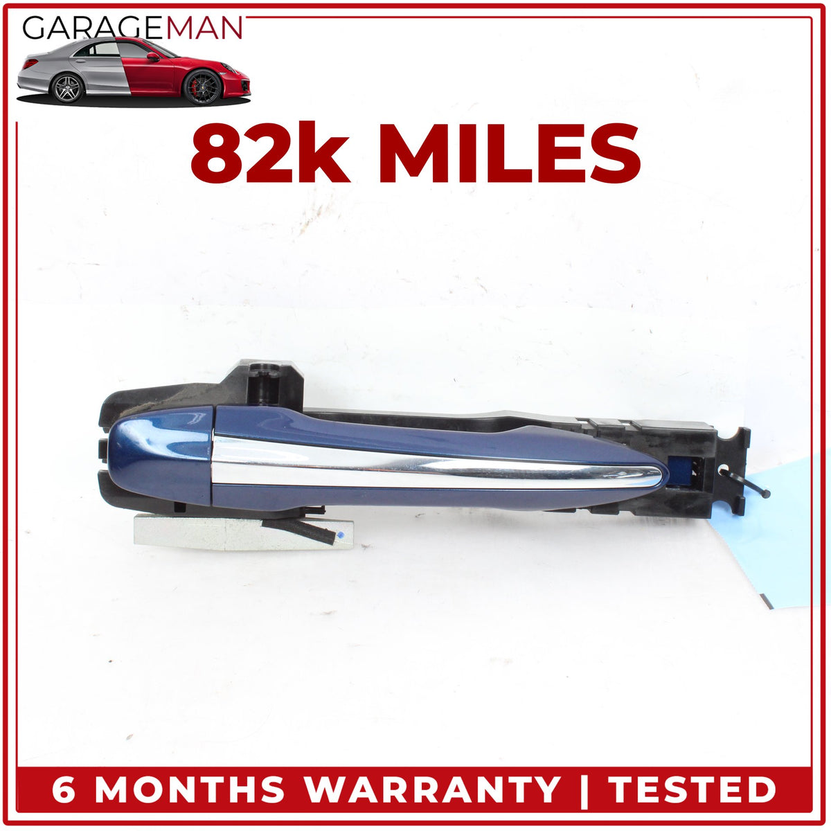 2014-2024 Infiniti Q50 V37 Rear Left Driver Side Exterior Door Handle Blue OEM