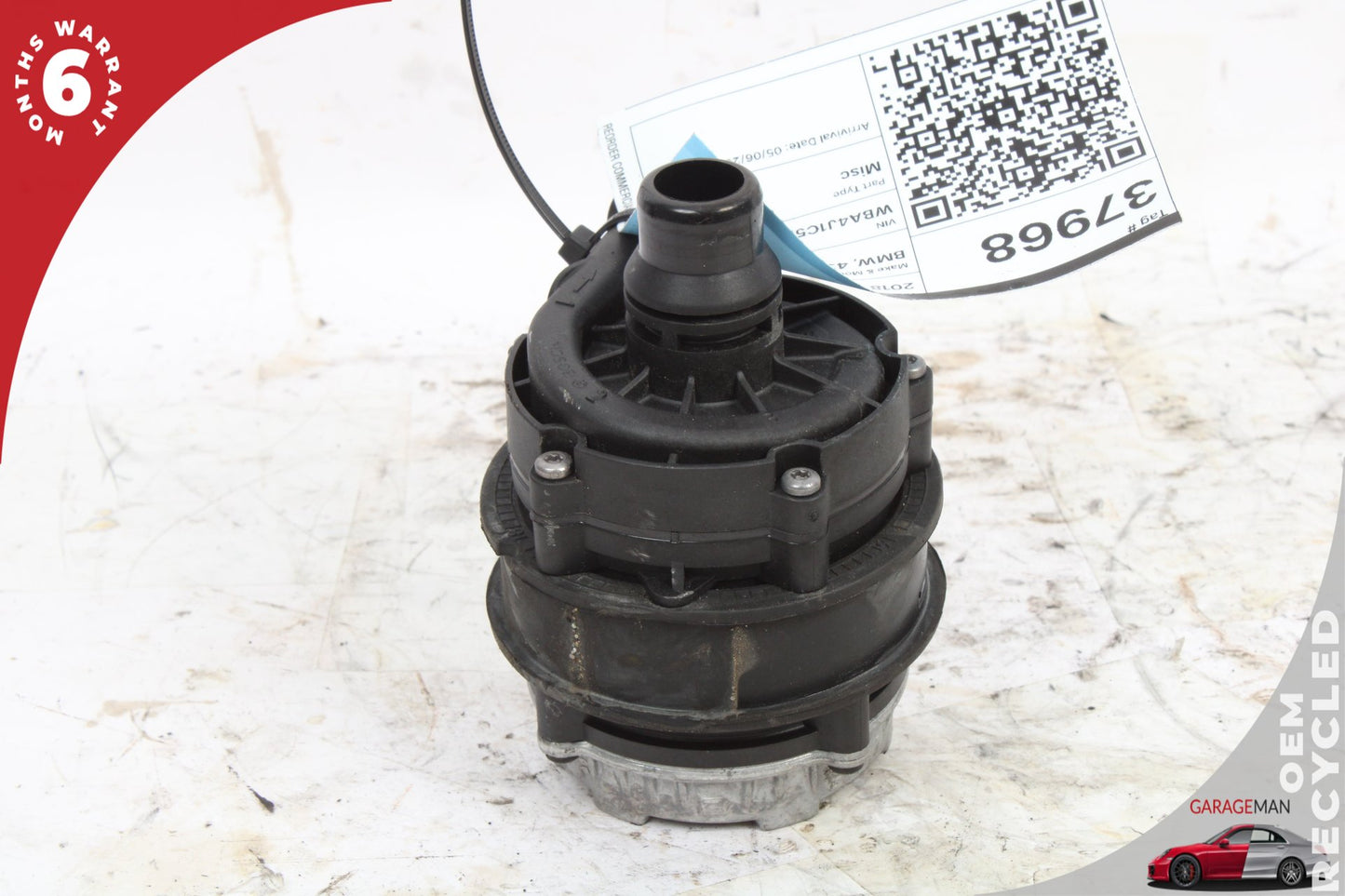 2017-2021 BMW 430i 330i 320i F36 Engine Auxiliary Water Pump 8637953 OEM
