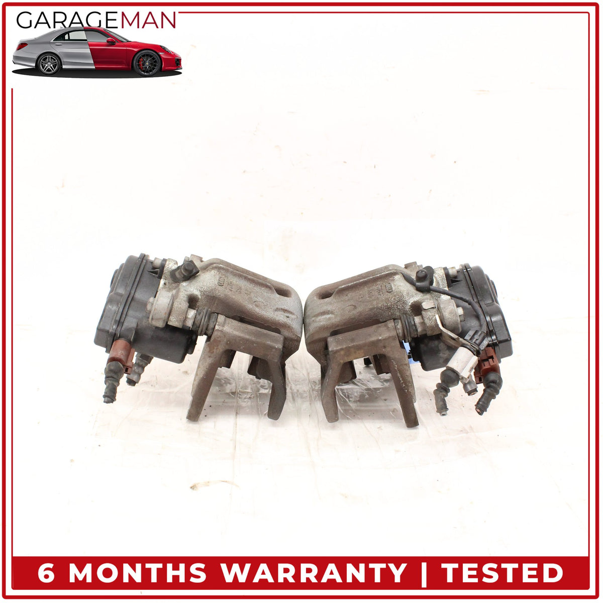 2012-2018 Audi A6 A7 Rear Left and Right Side Brake Caliper Set 4G5AF OEM