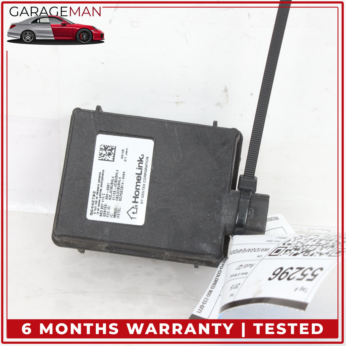 2008-2018 Audi Q7 HomeLink Garage Door Opener Control Module Unit 8K0907410C OEM