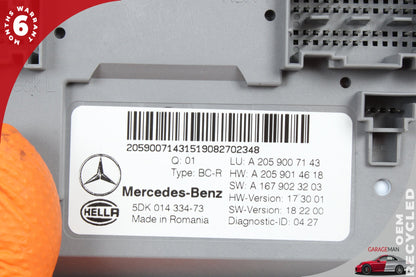 2019-2021 Mercedes W205 C300 C200 Rear Trunk SAM Control Module 2059007143 OEM