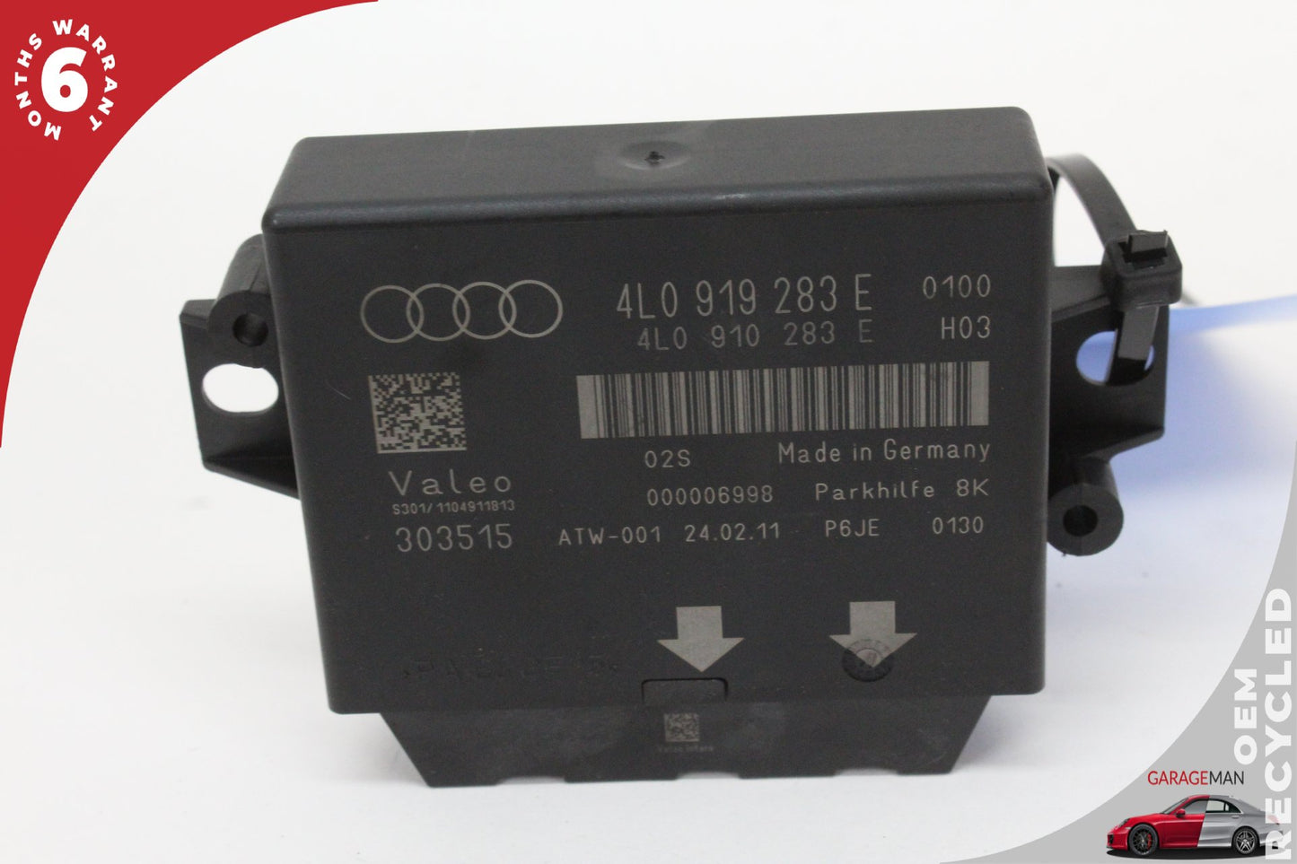 2007-2015 Audi Q7 SUV Park Parking Aid Assist Control Module Unit 4L0919283E OEM
