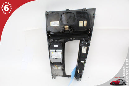 2009-2015 BMW 750i Front Center Cupholder w/ Switches & Trim Cover 9113863 OEM